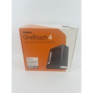 Maxtor One Touch 4 External Hard Drive 500GB USB 2.0 Pc And Mac